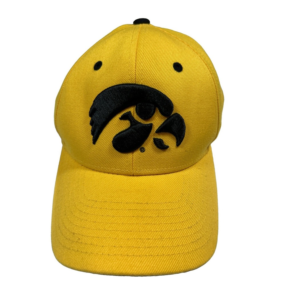 Iowa Hawkeyes NCAA Yellow Gold Z Brand Clean Up Relaxed Fit Strapback Hat